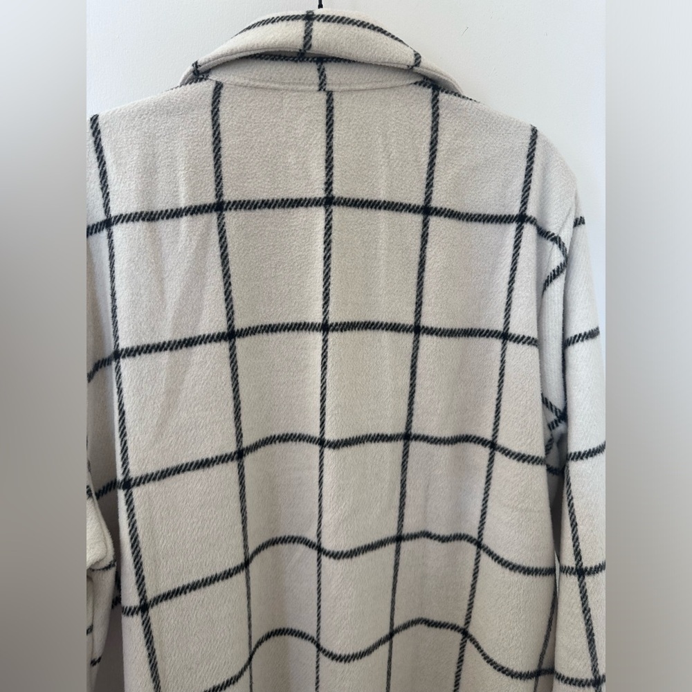 Melloday plaid long line shacket size2X - Picture 11 of 13